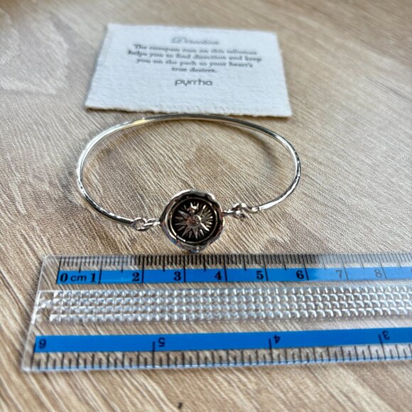 PYRRHA Direction Talisman Sterling Silver Bracelet - Picture 4 of 4